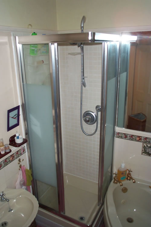 Lovely new shower